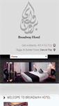 Mobile Screenshot of broadwayhoteldubai.com